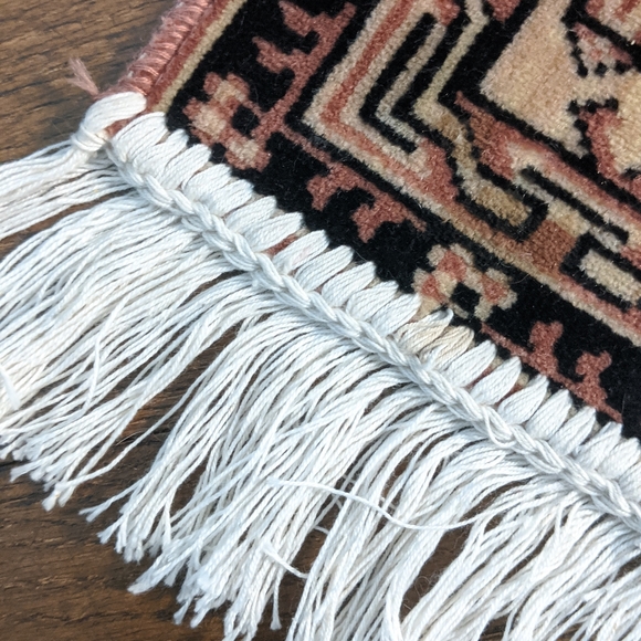 Table Rug Boho Mini Kilim Rug Oriental Rug - Picture 4 of 12